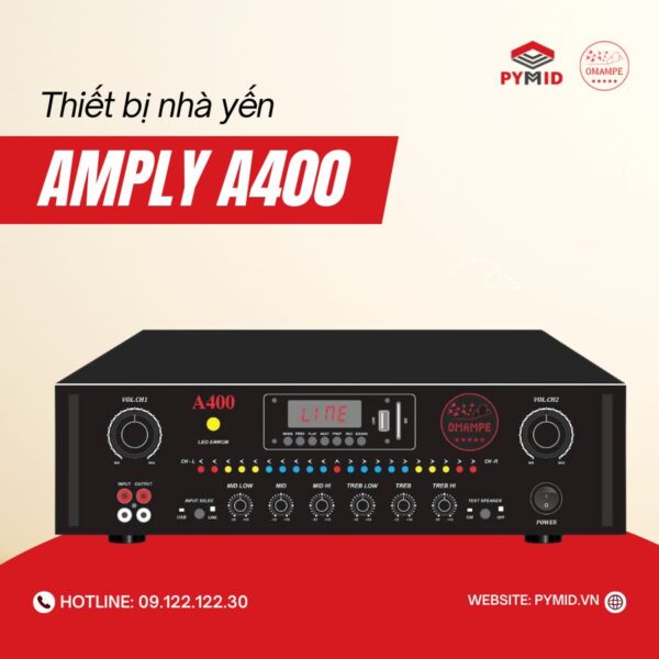Amply A400 - Thương hiệu Omampe