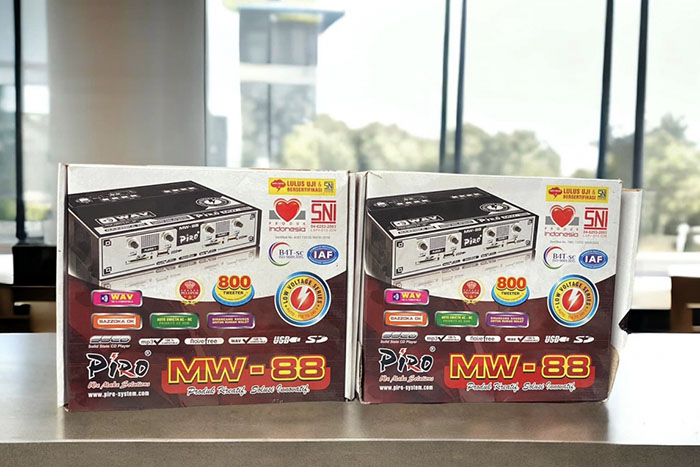 Amply cao cấp tải 300 đến 400 loa ru nhà yến - Piro Mw88