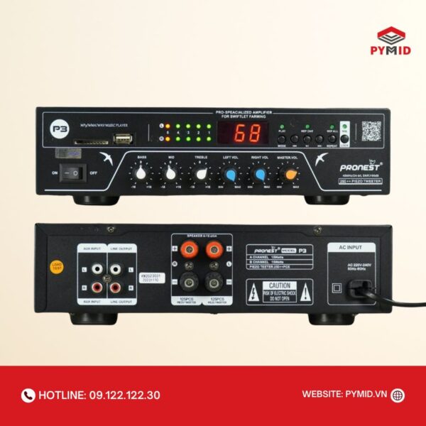Amply nhà yến Pronest tải 250 loa ru