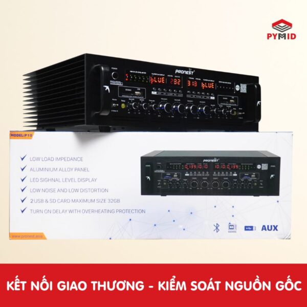 Amply Pronest P10 bên cạnh