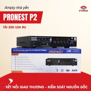 Amply Pronest P2 tải 300 loa ru nhà yến