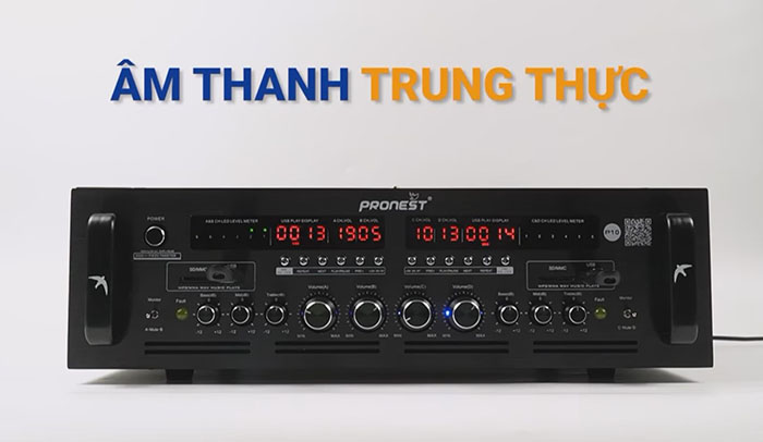 Amply Pronest P10 - Âm thanh trung thực