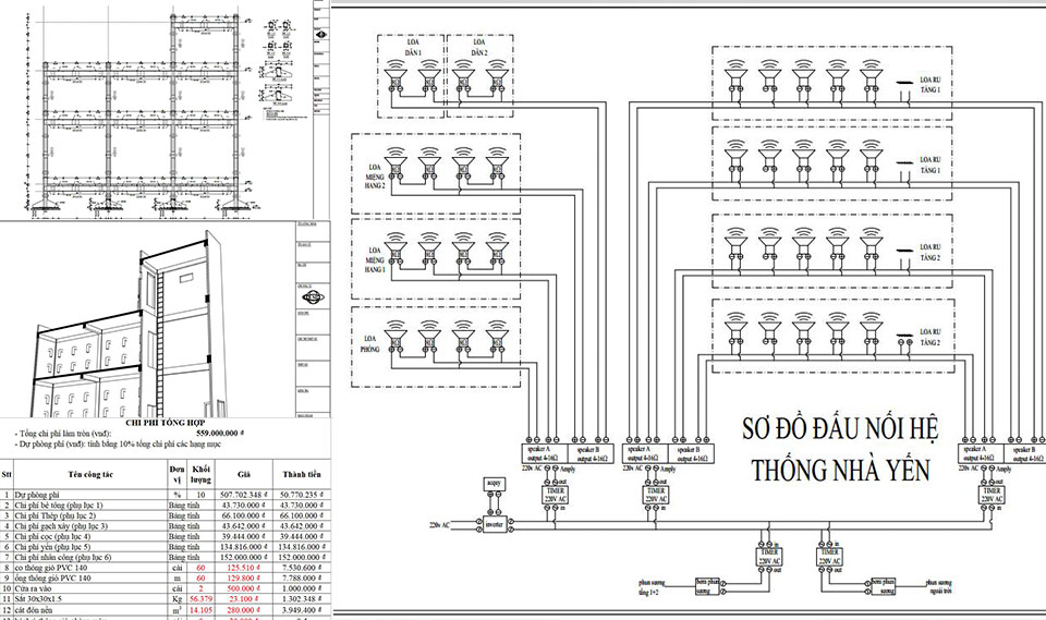 Bản vẽ thiết kế nhà yến Trần Thế Ngọc