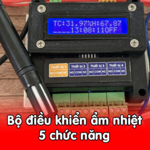 Bộ điểu khiển ẩm nhiệt 5 chức năng