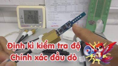 Định kỳ kiểm tra đầu dò ẩm nhiệt nhà yến