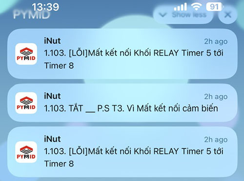 Thông báo inut
