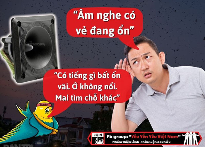 Hệ thống âm thanh nhà yến rất dễ mất ổn