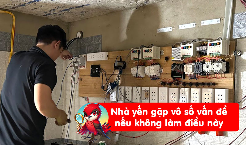 Nhà yến nhiều sự cố nếu không giám sát vận hành nhà yến tự chủ