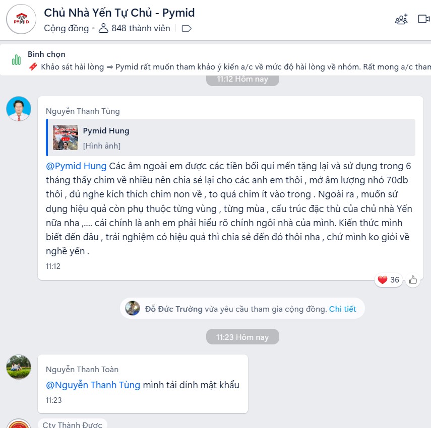 Chủ nhà yến tự chủ - YÊU YẾN YÊU VIỆT NAM
