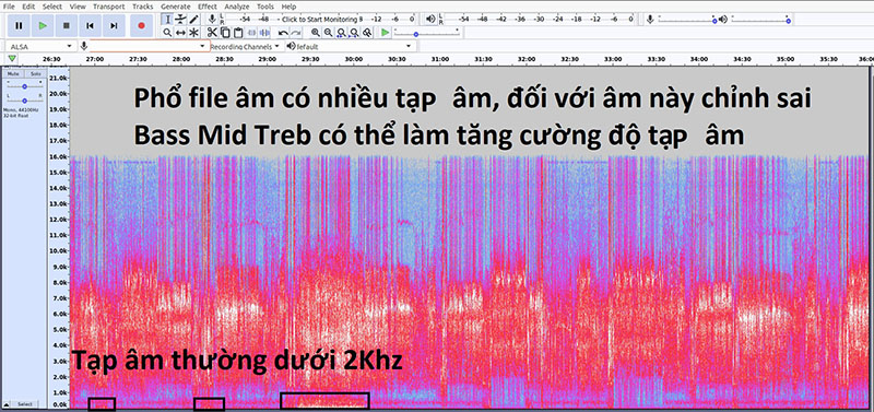 Tạp âm trong âm thanh nhà yến