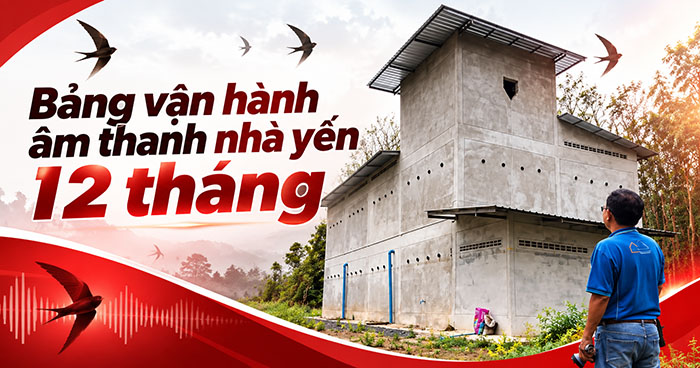 Bảng vận hành nhà yến 12 tháng